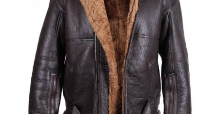 Men’s designer leather jacket