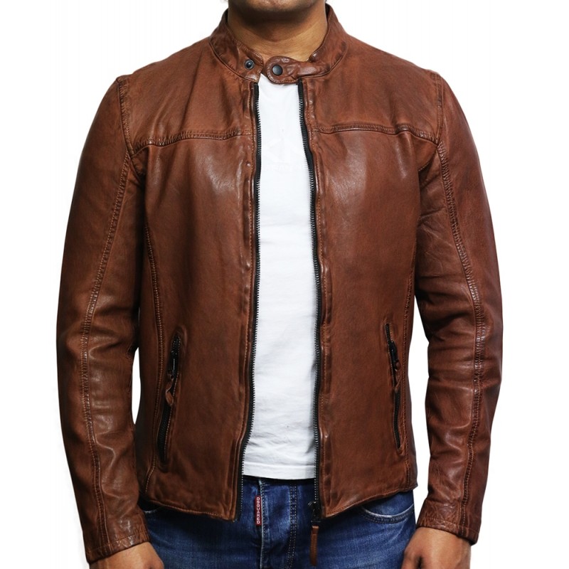 -mens-genuine-leather-biker-jacket-black-waxed-slim-fit-distressed